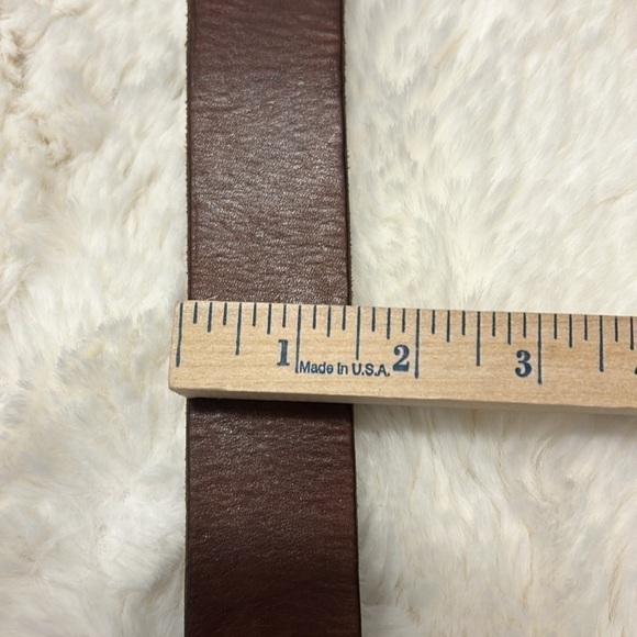 Timberland Men’s Genuine Leather Brown Belt Size 40 - Picture 7 of 7